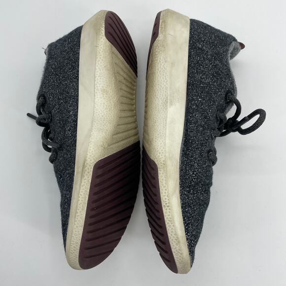 ALLBIRDS Mizzle Gray Knit Upper Wool Runners Lace Up Shoe Mens Size 11 Sneaker - Picture 4 of 8